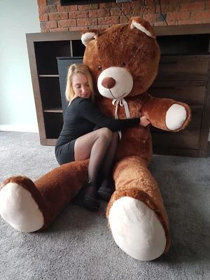 ODOLPLÜSCH XXL Teddybär Plüsch Kuschel Stoff Plüsch Riesen Teddy Bär Groß 205cm