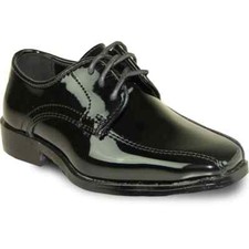 VANGELO Boy Tuxedo Shoe TUX-5K Dress Shoes Bicycle Toe