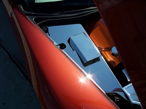 2005-2013 Corvette C6 & Grand Sport Polished Stainless Inner Fender Covers - 4pc - Picture 2 of 4