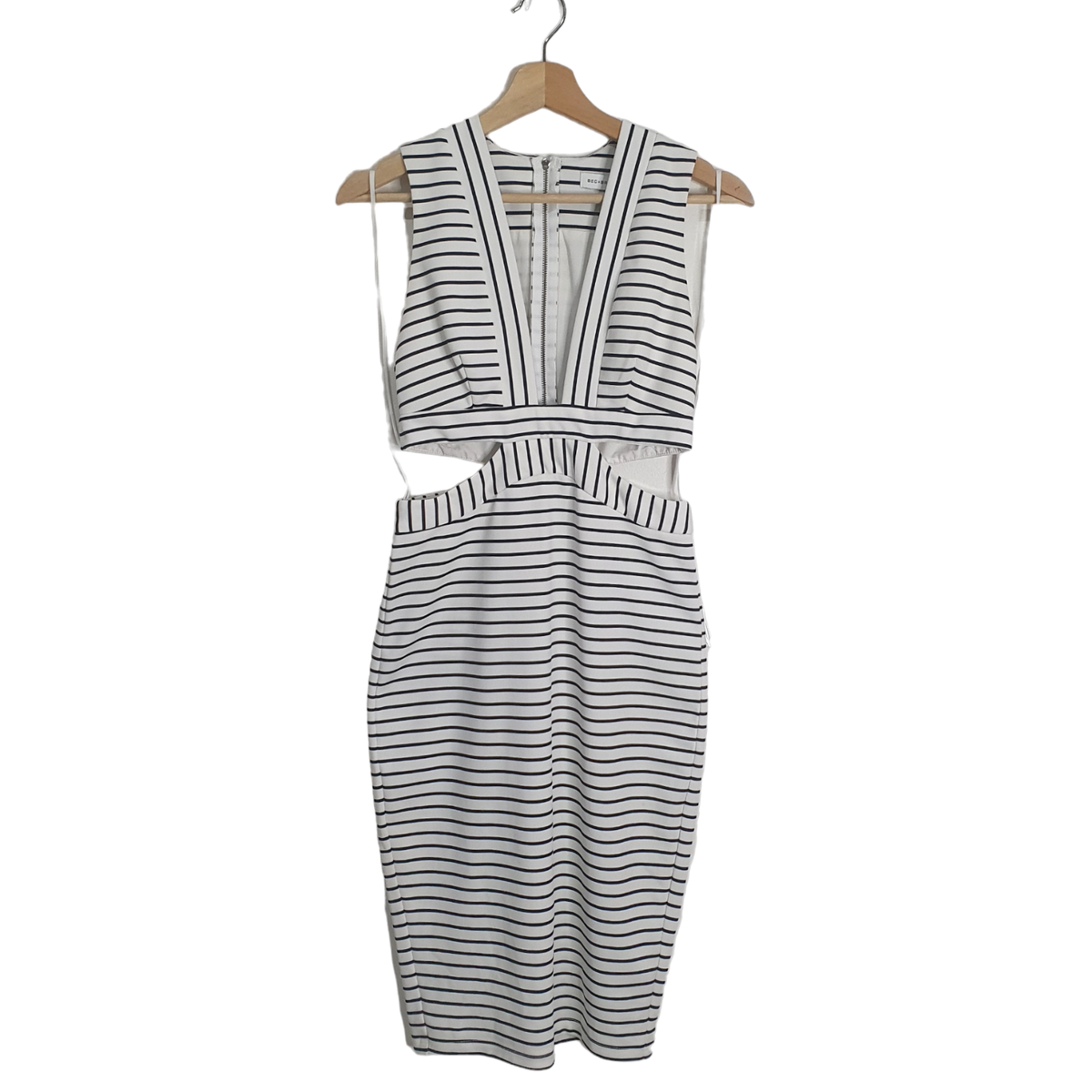 bec and bridge black and white striped dress Bec & Bridge Elements Striped Dress