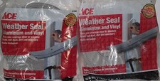 Ace 51268 Weather Seal Aluminum & Vinyl 5/8in x 17ft Qty 2