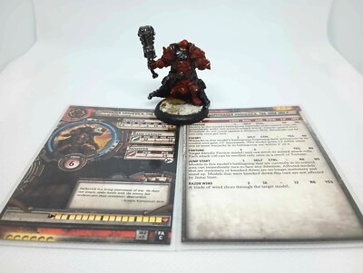 Warmachine Khador Kommander Harkevich The Iron Wolf Warcaster Painted w/ card