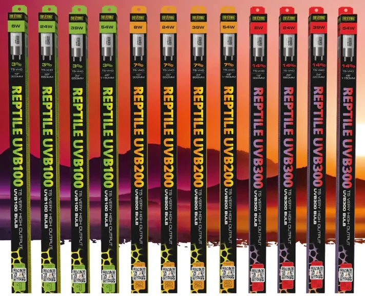 Exo Terra Reptile T5 UVB Bulbs VHO 8w 24w 39w 54w Vivarium UV Lamp Terrarium