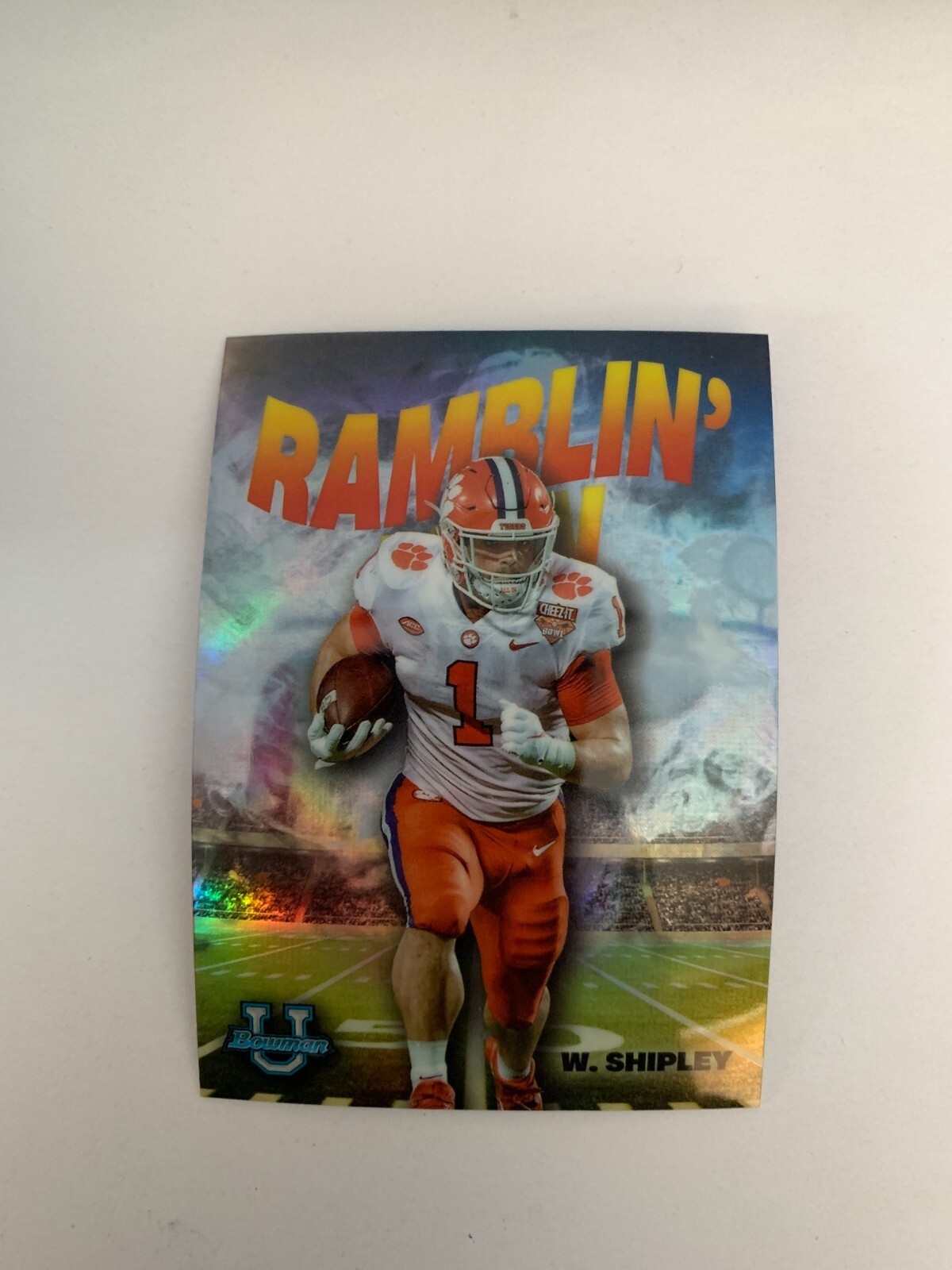 2022 Bowman Chrome University Ramblin Man #RM6 Will Shipley - CLEMSON