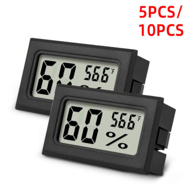 5/10x Mini LCD Display Hygrometer Thermometer Digital Indoor Hygrometer Monitor