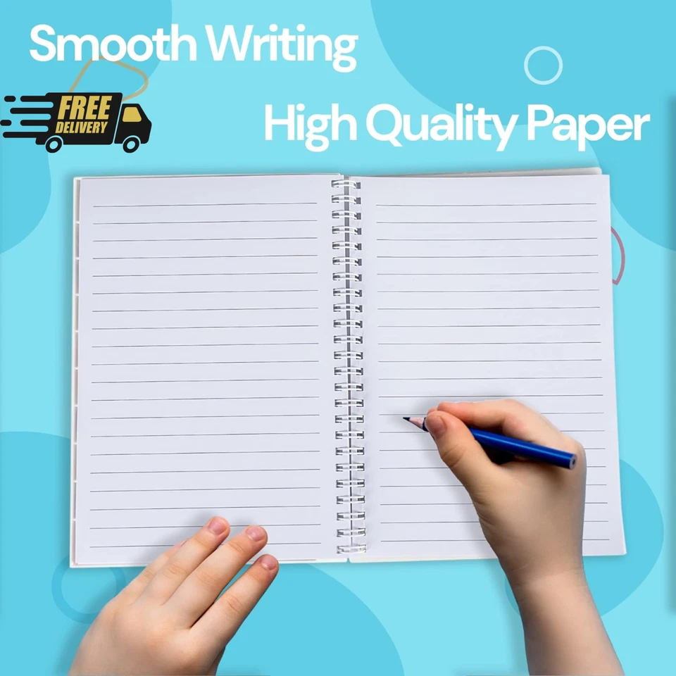 Cuaderno Pop It ZETOPI para niñas útiles escolares - Cuaderno espiral inquieto - PACK DE 5 Foto 4 de 4