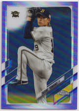 2021 Topps Chrome NPB Purple Refractor #44 Taisuke Yamaoka 139/299 Orix Buffaloe