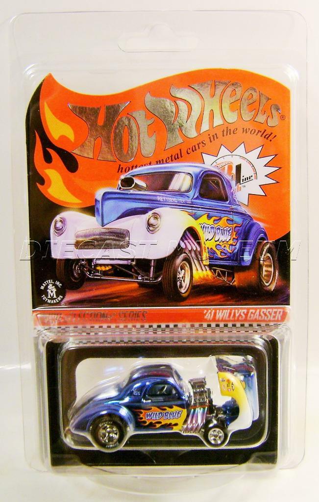 1941 '41 WILLYS GASSER WILD BLUE SELECTIONS RLC HOT WHEELS
