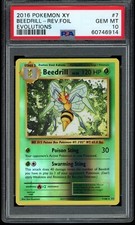 2016 Pokemon XY Evolutions Reverse Foil Holo Beedrill #7 Rare eBay 1/1 PSA 10