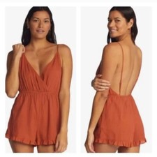 Roxy Honest Love Strappy Beach Romper ROXY BU...