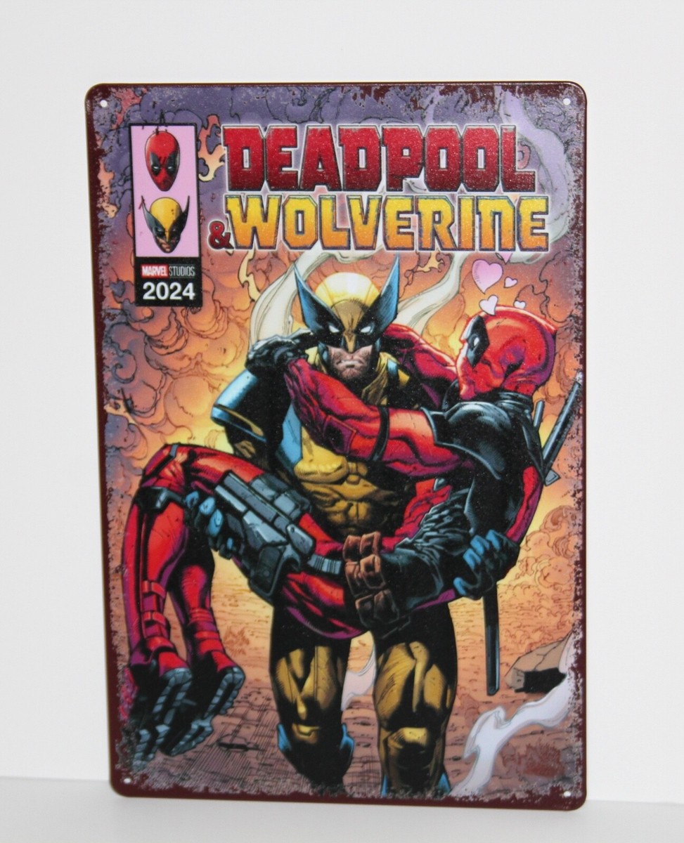 Marvel Deadpool & Wolverine Comic Book Cover 2024 Metal Wall Art 8