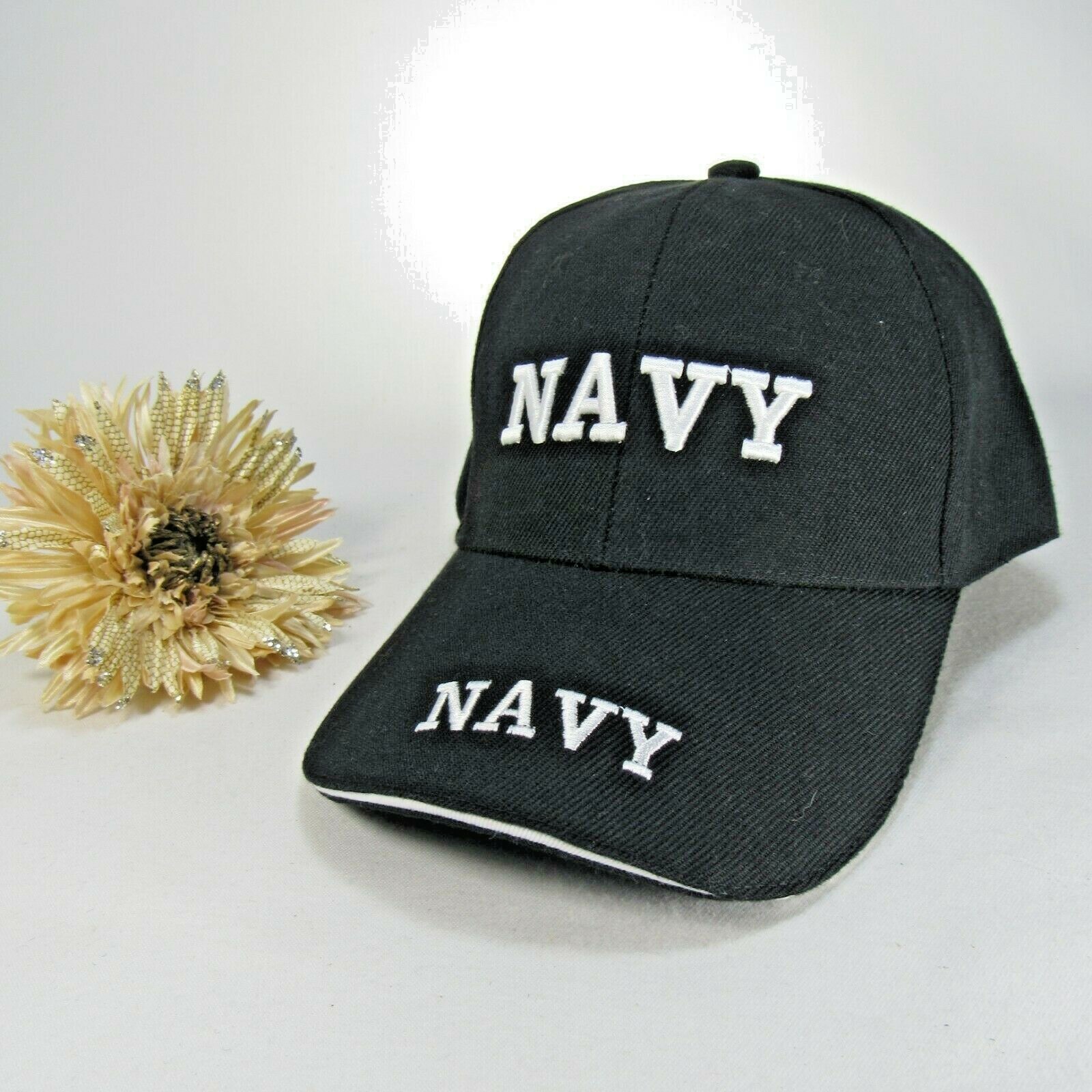 Baseball Cap NAVY Hook and Loop  Adjustable - image 1