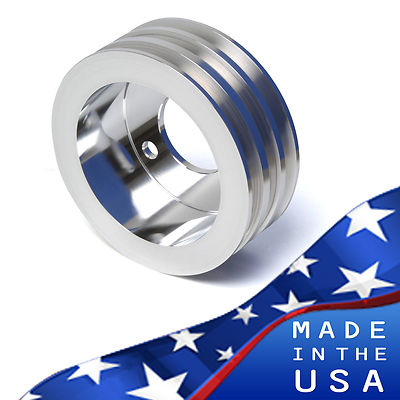 Big Block Ford Crankshaft Pulley 429 460 3V Crank BBF Billet Aluminum A/C Air