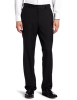 Louis Raphael Men's Rosso Black Extendable Waist Flat-front Dress Pants, 30x30 on sale Louis Raphael Men's Rosso Black Extendable Waist Flat-front Dress Pants, 30x30 on sale