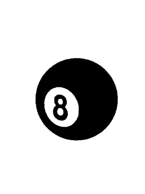 2x Billard Kugel,  Ball Pool Lucky 8 Billardkugel Aufkleber EIGHTBALL V8 ,5,72cm