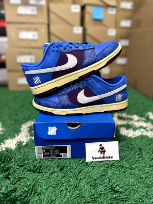 Nike Dunk Low SP x Undefeated 5 On It Dunk Vs AF1 Size 9 DH6508