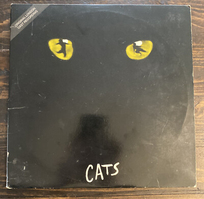 Vintage 1981 Andrew Lloyd Webber Cats Original London Cast Vinyl Record LP