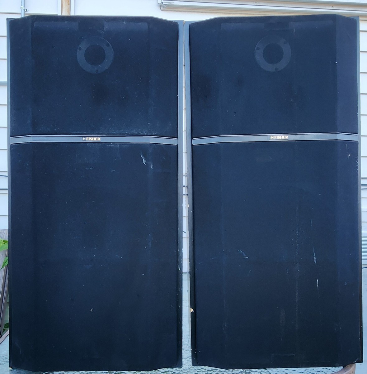 Fisher STV-9828F Three Way Studio Standard Speaker System Pair 100