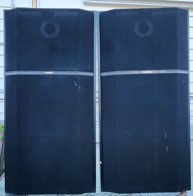 Fisher STV-9828F Three Way Studio Standard Speaker System Pair 100