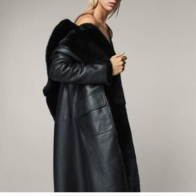 massimo dutti shearling jacket