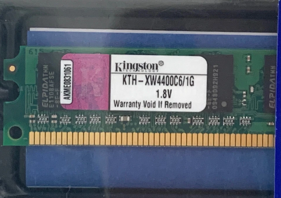 Kingston 2GB(2X1GB) PC2-6400 DDR2-800MHz non-ECC Unbuffered CL6 240-Pin DIMM - Image 2 of 4