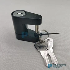 Trailer Hitch Coupler Lock Dia 1/4" Span 3/4" fits Tow Boat RV Truck Car +2 Keys