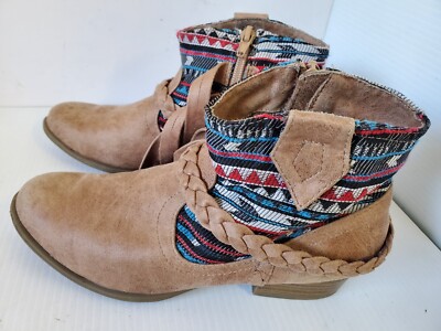 REPORT Girls Ankle Boots Booties Zipper Buckle Strap Girls