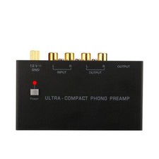 Phono Preamplifier w/ Low Noise Operation for MM Vinyl Record Player TP400