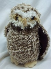 Realistic CUTE SOFT URAL OWL 6" Plush STUFFED ANIMAL Toy Douglas Aurora