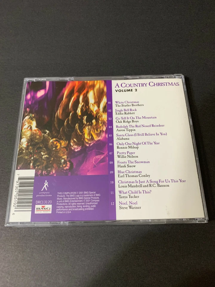 A Country Christmas, Vol. 2 - BMG / Holiday Traditions 2001 Compilation Alabama - Imagem 2 de 4