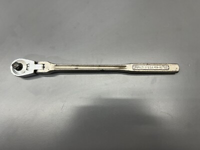 VINTAGE CRAFTSMAN -VVH- 42793 3/8'' DRIVE FLEX HEAD RATCHET - JUST SVCD - USA