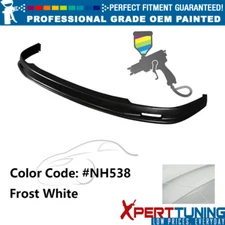 Fits 94-97 Acura Integra Mugen Style Front Bumper Lip PP #NH538 Frost White