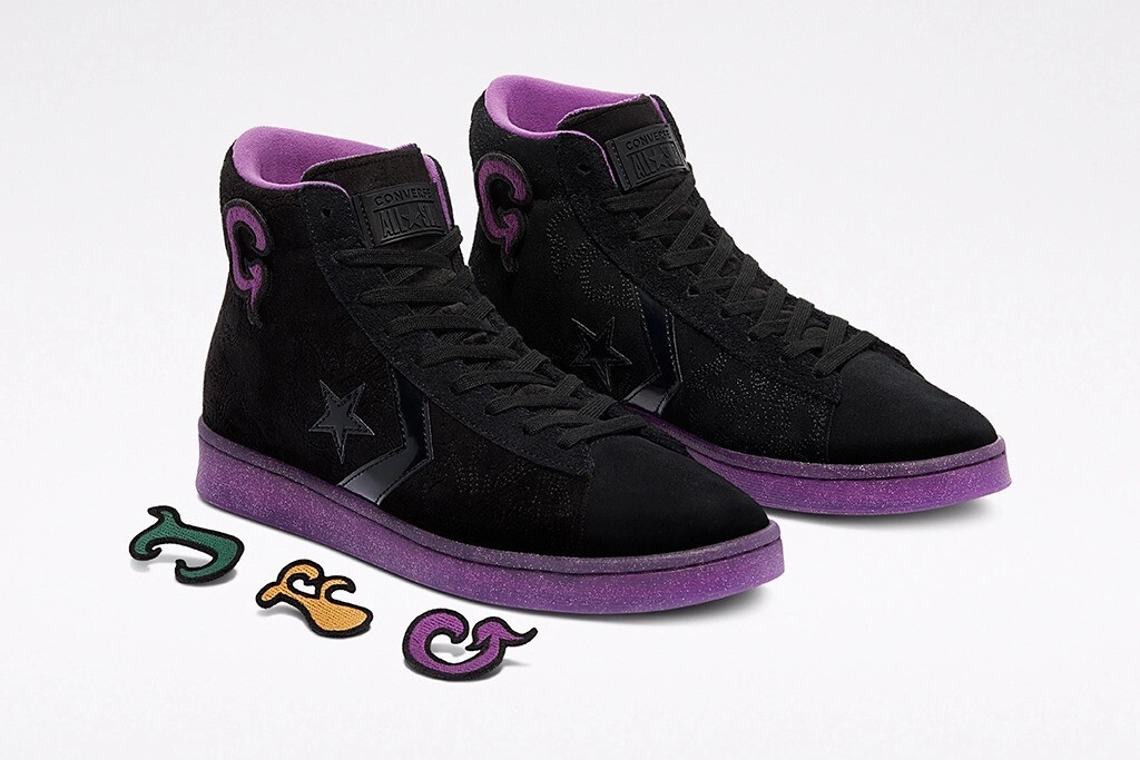 🔥🔥 Converse Pro Leather Hi x Joe Freshgoods Black/Purple 🔥🔥 Converse Pro Leather Hi x Joe Freshgoods Black/Purple