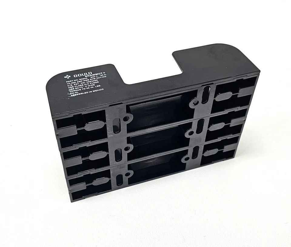 OEM Gould Shawmut 60603 Fuse Holder 60 Amp 600Vac Class H/K - Image 3 of 3