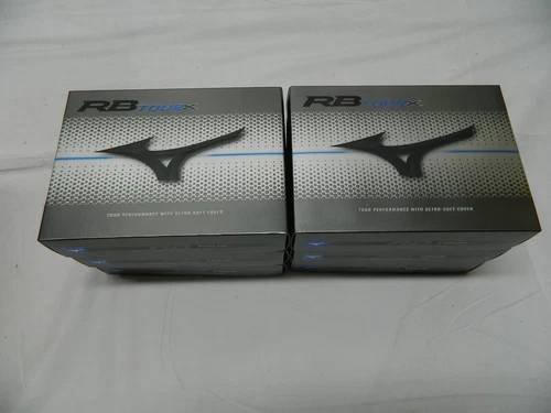 6 Dozen New Mizuno RB Tour X Golf Balls 72 6dz R B TourX White