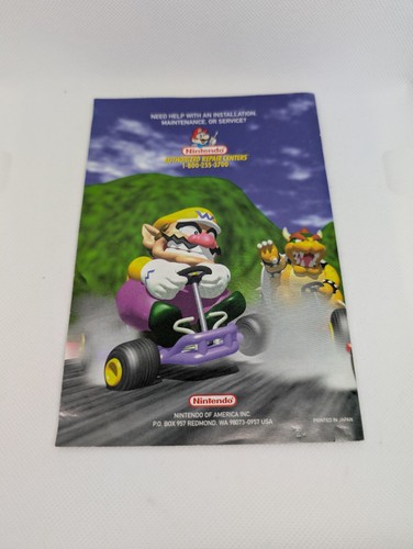 Mario Kart 64 Jugadores Elección Con Manual N64 Auténtico Cartucho Probado Limpio - Imagen 8 de 9