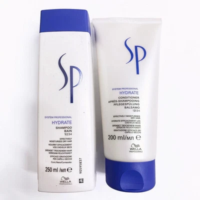 Wella SP System Professionals Hydrate Shampoo 250ml and Conditioner 200ml 2Pack