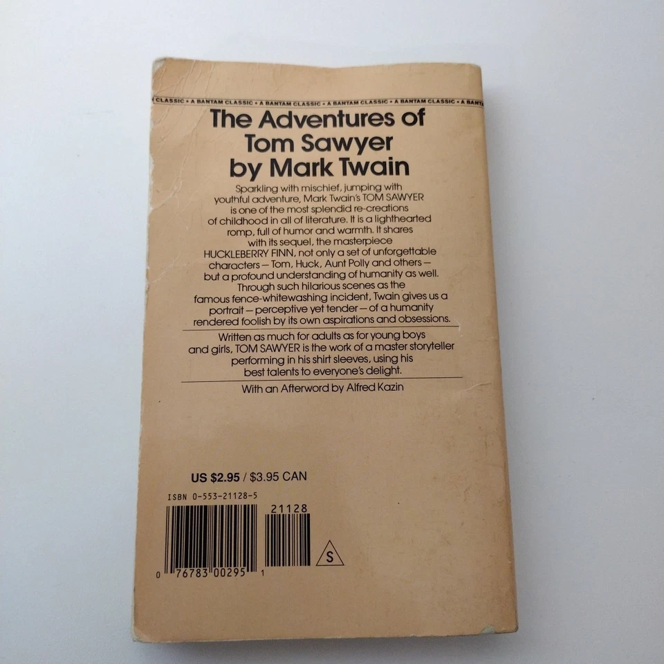 The Adventures of Tom Sawyer, A Novel by Mark Twain (Book) 1981 - Image 4 of 4