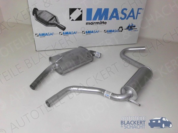 Imasaf Auspuffset Msd+Esd für Ford Escort Iv+Cabriolet 1.6 I+Xr3I 1986-1990-image