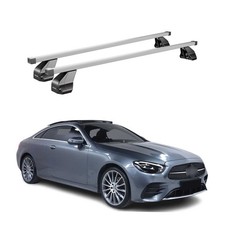 Menabo Dachträger für Mercedes E Klasse C238 Coupe 2017-2023 75kg Stahl Grau 2x
