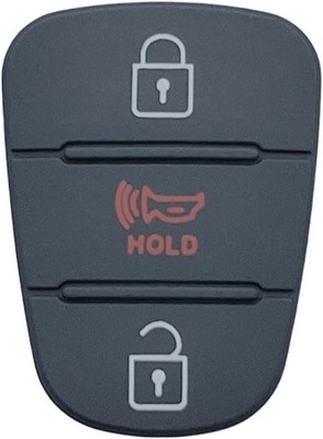 Replacement Rubber Button Pad for Keyless Entry Remote Flip Key Fob - Compatible