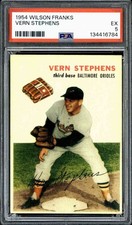 1954 Wilson Franks Vern Stephens (High End) - PSA 5