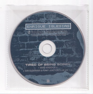 (LW234) Enrique Iglesias, Tired Of Being Sorry - 2007 CD