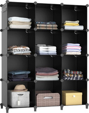 Closet Organizers and Storage, 12 Cube Storage Organizer, Portable Closet Organi
