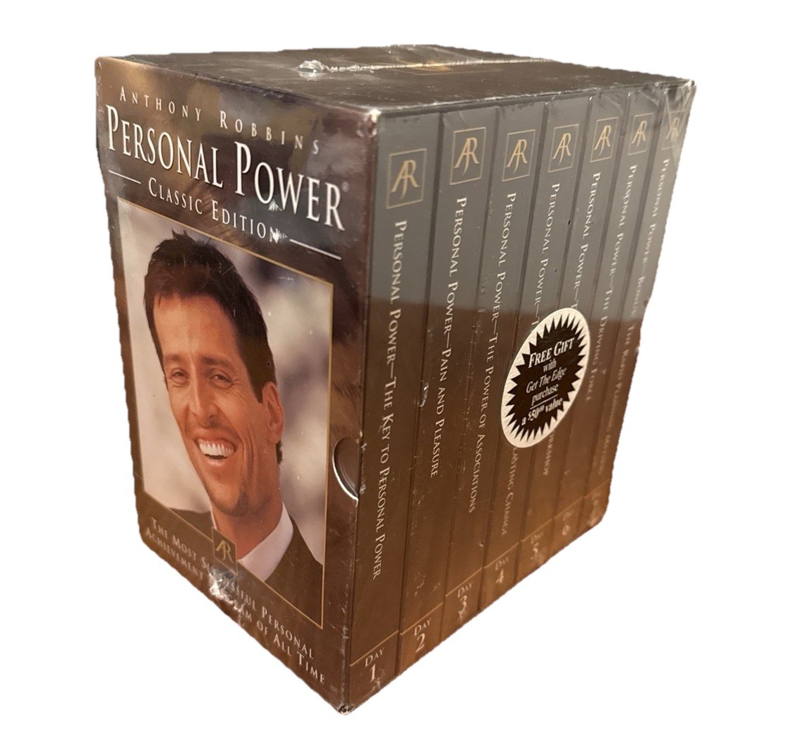 Anthony Robbins Personal Power 7 Day Set Classic Edition Audio Cassettes Sealed