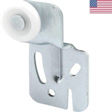 Heavy-Duty Closet Door Roller with Zinc and Nylon Wheels - Adjustable 2 Pack