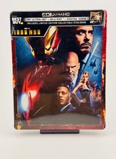 IRON MAN [4K Ultra HD Blu-ray/Blu-ray] steelbook new & sealed *PLEASE READ*