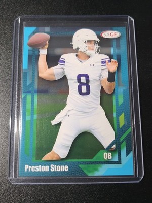 Preston Stone - Sage Football 2026 - Northwestern Wildcats - Blue