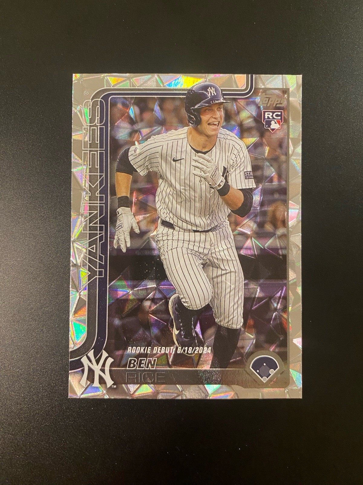 Ben Rice (RC) - 2025 Topps Update Diamante Foil #US25 - New York Yankees