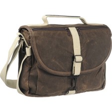 Domke F-803 Camera Satchel Bag, Ruggedwear Canvas, Brown Waxwear 13L x 4W x 9"D